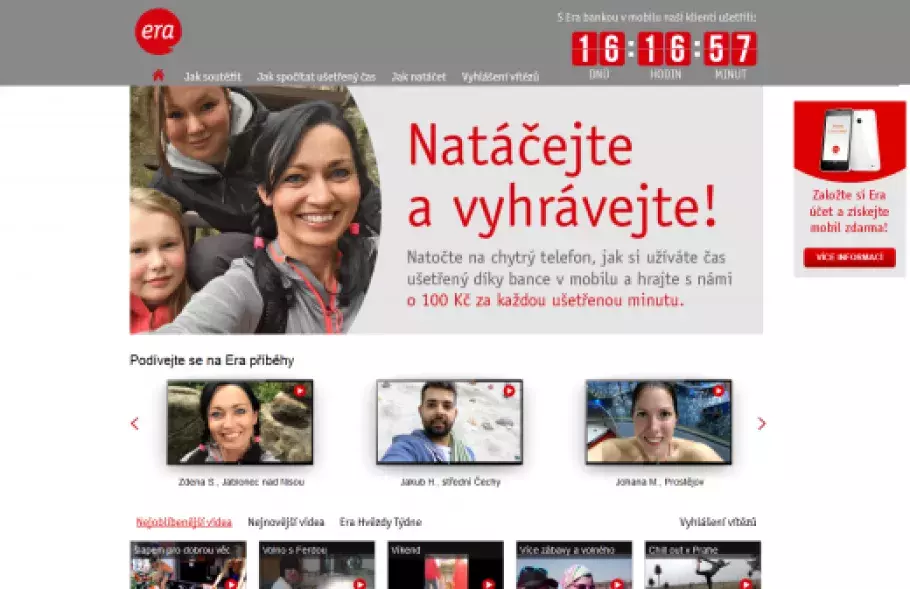 Video soutěž pro Era bank
