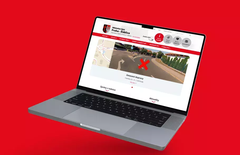 Webové stránky MČ Ďáblice