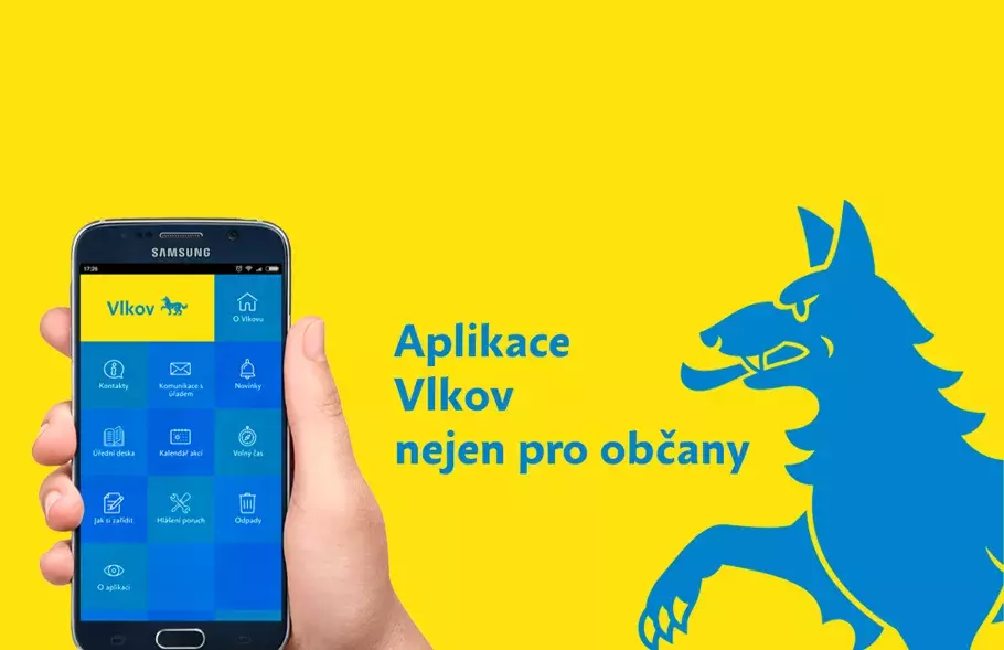 Mobilní aplikace Vlkov